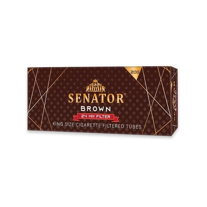 Tuburi Tigari Senator Xtra 24mm Brown 200